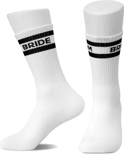 Vista 4 de Calcetines de novia del equipo, calcetines de novia, regalos de dama de honor para mujeres, regalos de boda, regalo de fiesta de boda (117)