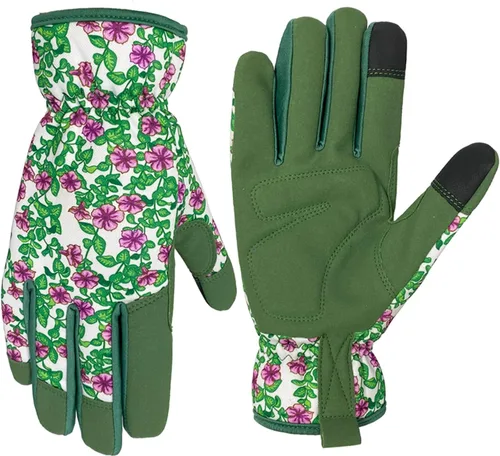 Vista 16 de Guantes de jardinería para hombres y mujeres, a prueba de espinas y resistentes a pinchazos, guantes de trabajo de seguridad y jardinería, regalos