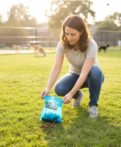 Vista 6 de EZ Pickup Bolsas de basura para perros de 1000 unidades, bolsas para excrementos Paseo de perros, a prueba de fugas, resistente, bolsas