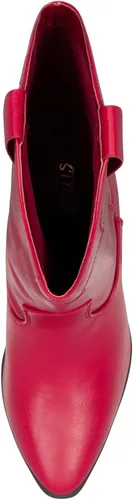 Vista 6 de ONYX - Botas de tacón alto para mujer, con tacón apilado, punta puntiaguda, media pantorrilla
