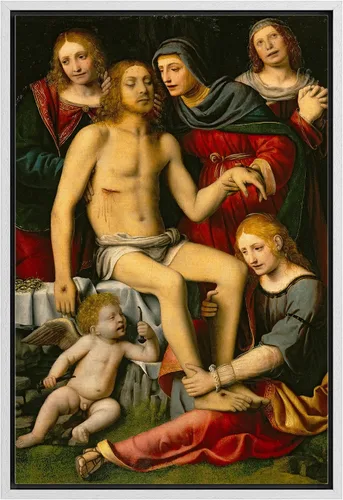 Vista 56 de wall26 Lienzo impreso para pared, diseño de Salomé y San Juan Bautista, por Solario, Historia del Renacimiento, ilustraciones de bellas artes, arte
