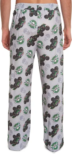 Vista 2 de Monster Jam Grave Digger Mens Pajama Pants