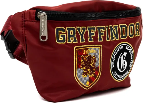 Vista 2 de Bolsa de The Wizarding World of Harry Potter, riñonera con parches bordados para casas de Hogwarts, Parches Gryffindor, The Wizarding World of Harry