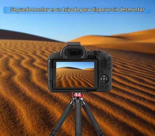 Vista 7 de Pocoukate Funda para cámara Canon EOS R50, funda protectora de silicona suave con protector de pantalla Accesorios para Canon EOS R50 Funda