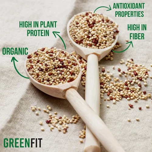 Vista 5 de OA QUINOA Now Greenfit Quinua Tricolor Orgánica Royal (5 Lb)