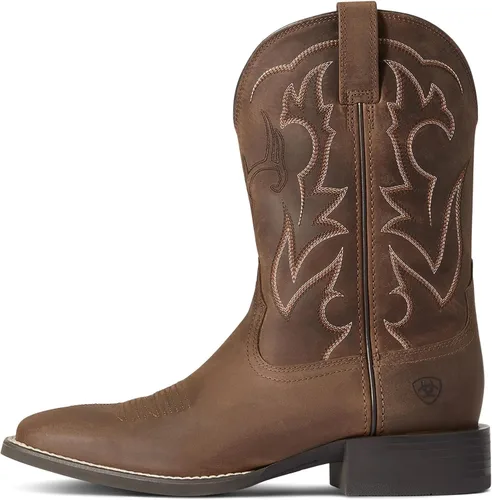 Vista 2 de ARIAT Men's Sport Outdoor Cowboy Boot Marrón desteñido