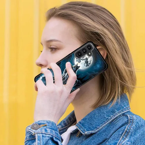 Vista 580 de Funda para Galaxy A14 5G, resistente de doble capa híbrida de policarbonato duro, goma suave, a prueba de golpes, funda protectora resistente