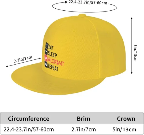 Vista 5 de Eat Sleep Valorant Repeat Classics - Gorra de béisbol ajustable para papá, estilo unisex