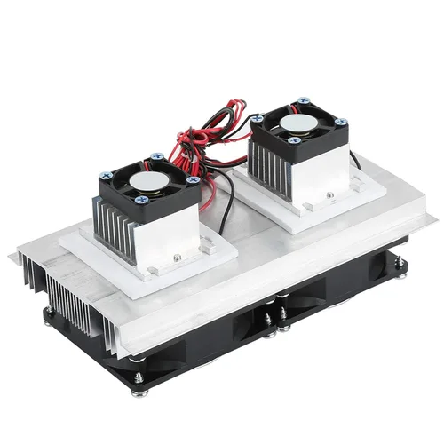 Vista 6 de Enfriador termoeléctrico, enfriador de semiconductores, dispositivo de refrigeración de semiconductores Enfriador termoeléctrico 12A 12V DIY Mini