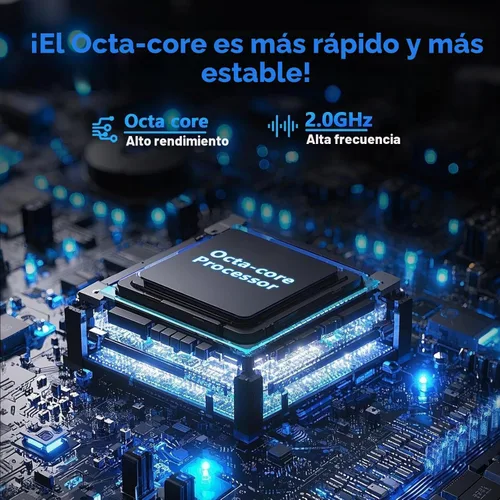 Vista 6 de Tableta de 11 pulgadas 2 en 1, 18GB + 128GB, Tableta Android 15, 1TB Expandible, Cámara de 13MP, Procesador Octa-Core 5G WiFi Batería de 8000MAH