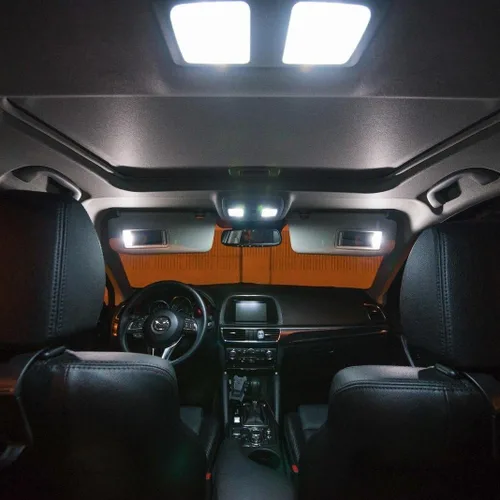 Vista 5 de Luz LED para techo interior – Kit de luz LED J'eep para 1999-2004 J'eep Grand Cherokee accesorios mapa cúpula luz de licencia