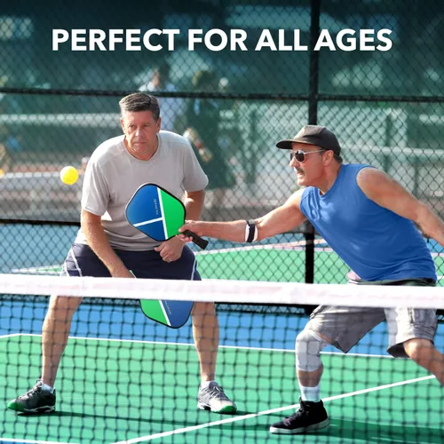Vista 6 de Hajimari 1 pala de pickleball – Aprobado por USAPA, artesanía de fibra de carbono Diseño ligero con núcleo de polipropileno Agarre cómodo