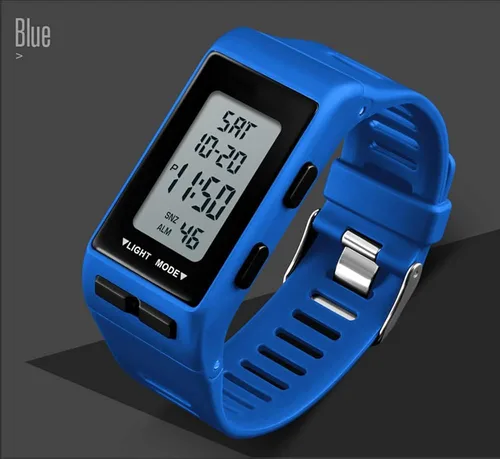 Vista 3 de Reloj de pulsera digital para mujer, resistente al agua, con visualización de la semana