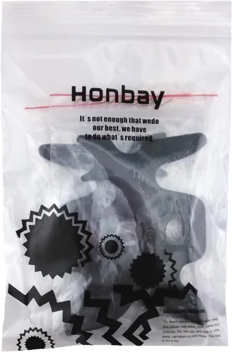 Vista 7 de Honbay 2 piezas de plástico negro Moosehead Pool Billar Taco puente cabeza