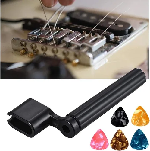 Vista 3 de Kit de herramientas de guitarra de 72 piezas, kit de herramientas de mantenimiento profesional de reparación de guitarra con cuerdas de guitarra
