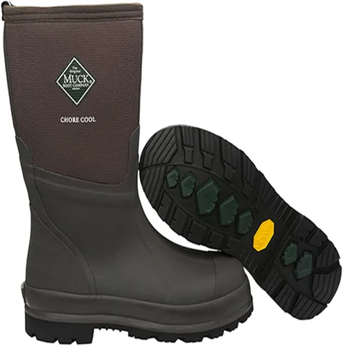Vista 9 de Muck Boot Botas industriales y de construcción Chore Cool Mid-u para mujer, marrón, 10 Mujeres 9 Hombres US, Marrón
