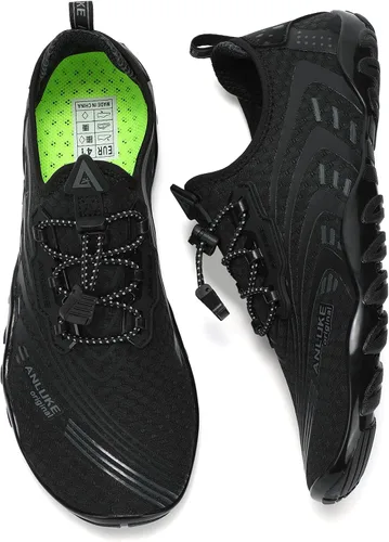 Vista 7 de ANLUKE Zapatos de agua para hombre y mujer, zapatos de natación, zapatos acuáticos, de secado rápido, para playa, surf, deportes acuáticos