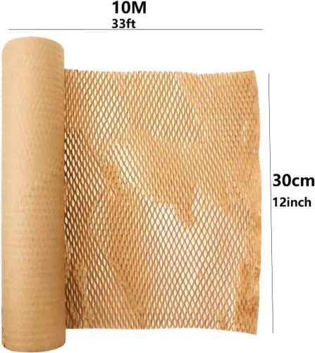 Vista 6 de Ready Roll - Papel de embalaje de 12 x 33 pies, embalaje perforado, 1 rollo de panal de abeja, embalaje de panal para embalaje y mudanza, papel