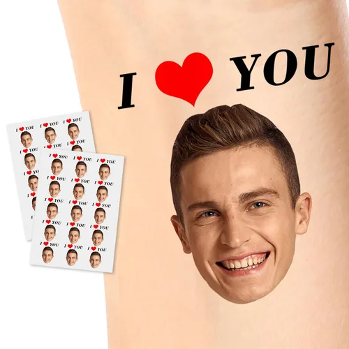 Vista 29 de Tatuajes temporales personalizados, tatuajes de flores de nacimiento personalizados para cumpleaños, boda, despedida de soltera, 1 juego de 15