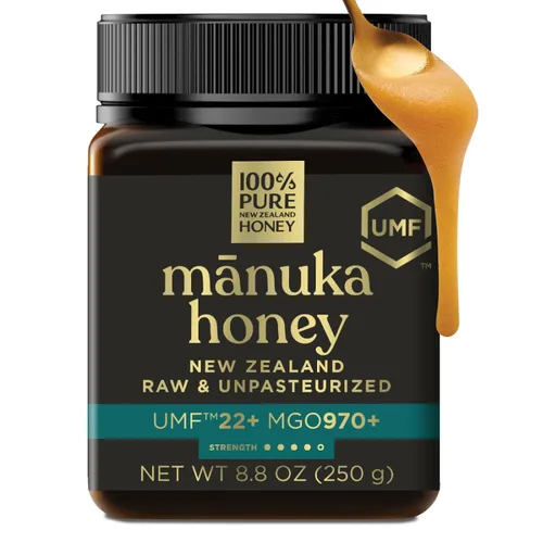 Vista 13 de Miel de Manuka UMF 10+ (MGO 261+) 100% Miel Pura de Nueva Zelanda - Certificada. Cruda, 8.8 Oz (250g) Raw & Unfiltered Manuka Honey UMF 10+