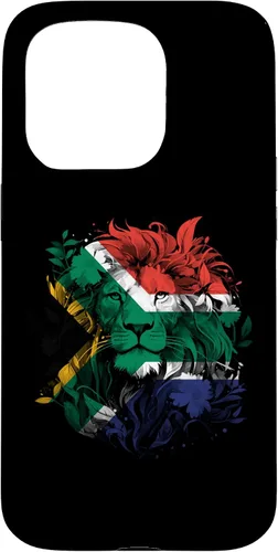 Vista 14 de South African Flag Vintage Lion South Africa Pride Leeu Case for iPhone 17