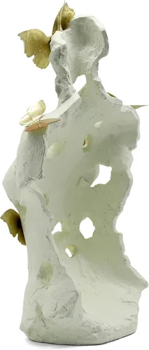 Vista 5 de Lukitas Busto femenino abstracto con escultura de mariposas, estatua de Afrodita, decoración artística de figura corporal, belleza de defectos