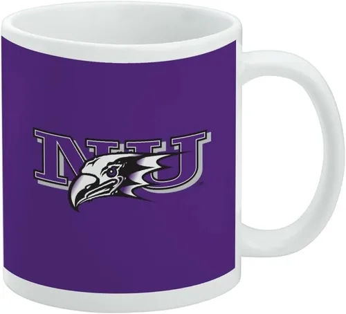 Vista 61 de Taza de cerámica con el logotipo principal de la Universidad Rider, taza de regalo novedosa para café, té y bebidas calientes, 11oz, blanca