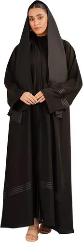 Vista 16 de Abaya elegante y moderna para mujer, ligera, fluida, suave y perfecta para cualquier ocasión