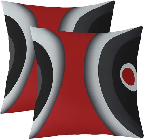 Vista 19 de Juego de 2 fundas de almohada con estampado de piel de vaca de 16"x16", fundas de cojín de piel de vaca para sala de estar, dormitorio, casa
