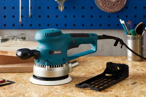 Vista 3 de Makita BO6030 - Lijadora órbita aleatoria de 6 pulgadas