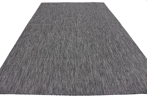 Vista 5 de Unique Loom Collection - Alfombra casual de transición sólida jaspeada para interiores y exteriores