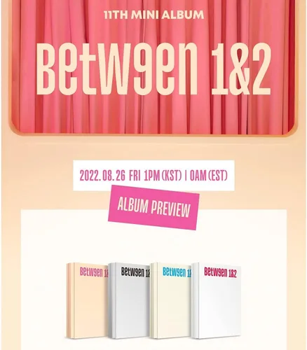 Vista 2 de Dreamus Entertainment TWICE - BETWEEN 1 & 2 11 Mini álbum+Beneficio de preventa+Cartel plegado (archivo ver.), 6.024 x 8.465 x 0.807 in, (JYPK1452)