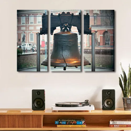 Vista 13 de TUMOVO Lienzo decorativo para pared, diseño de paisaje urbano de San Luis por la noche, para sala de estar, arco, pintura abstracta moderna, paisaje