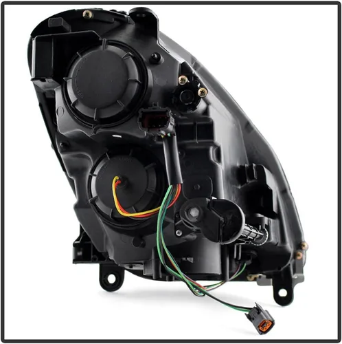 Vista 5 de ACANII - Para [modelo HID/Xenon] 2005-2006 Infiniti G35 Sedan G35X faros delanteros negros par conductor + lado del pasajero