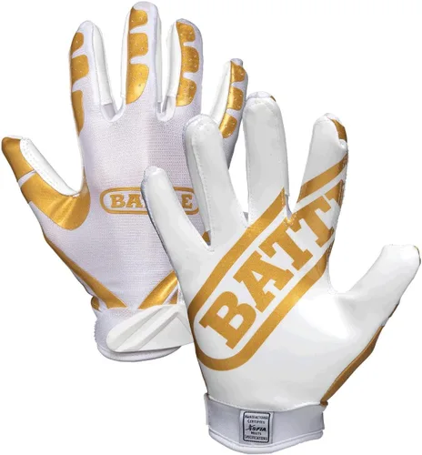 Vista 8 de Battle Sports Guantes de Fútbol Americano Ultra-Stick Wide Receiver - Guantes de Fútbol Americano para Adultos y Jóvenes