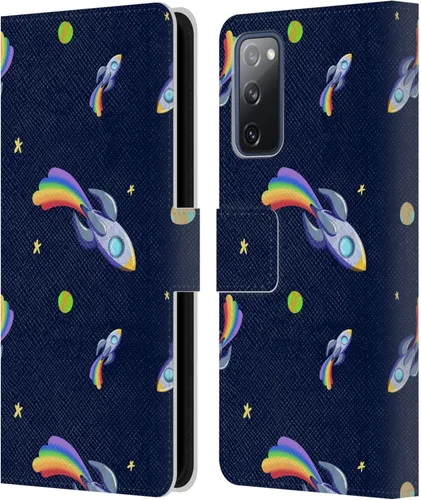 Vista 91 de Head Case Designs Officially Licensed Carla Morrow Colorful Space Dice Patterns Leather Wallet Case Compatible with Samsung Galaxy A07 4G