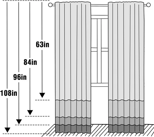 Vista 6 de Turquoize Cortinas Opacas con Aislamiento Térmico Paneles de Tratamiento de Ventanas con Bolsillo para Barra Paneles de Ventana para Ventanas