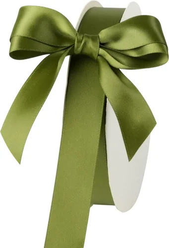 Vista 10 de MAYREEL Cinta de satén negra de 7/8 pulgadas de doble cara para envolver regalos, manualidades, lazos para el pelo, decoración de fiesta, ramos