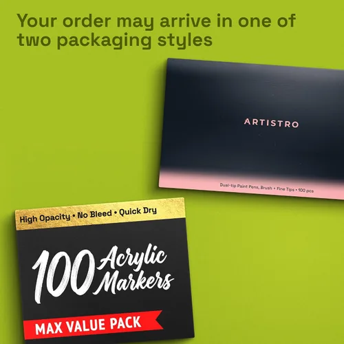 Vista 10 de ARTISTRO Acrylic Glass Marker Pens for Wine Glasses