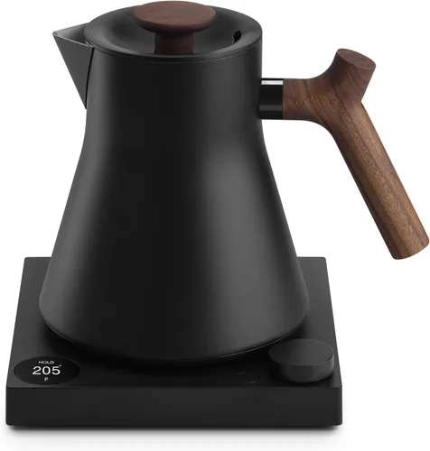 Vista 8 de Fellow Corvo EKG Pro - Tetera eléctrica para té y café, 0.9 litros Precision Temp Control, Stainless Steel, Brew Timer, Smart Scheduling, Wide