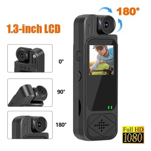 Vista 2 de Mini Cámara Deportiva Hd 1080p Portátil