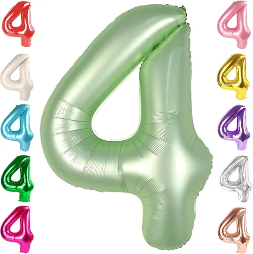 Vista 192 de Globos del números 0 de 40 pulgadas para formar los números 10, 20, 30, 40, 50, 60, 70, 80, 90, 100, para decoración de cumpleaños, bodas, eventos
