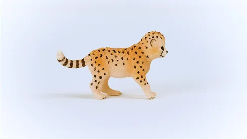 Vista 5 de Schleich Wild Life - Juguetes de safari de animales salvajes para niños y niñas, figura de juguete de cachorro de guepardo, a partir de 3 años