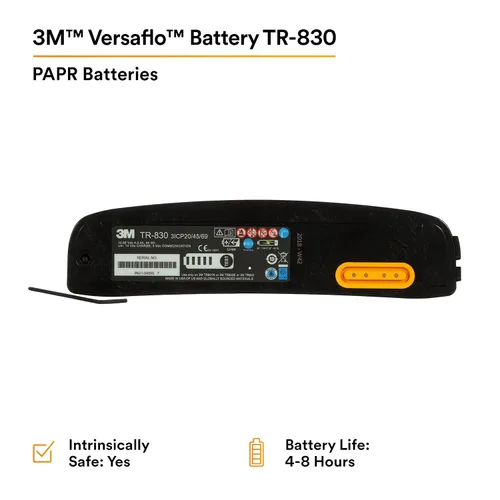 Vista 2 de 3M Versaflo TR-830/94243 (AAD), intrínsecamente segura, para TR-800 PAPR