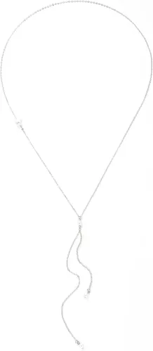 Vista 9 de Olbye Back Necklace Pearl Backdrop Necklaces Body Chain Jewelry for Women and Girls Bridal Jewelry