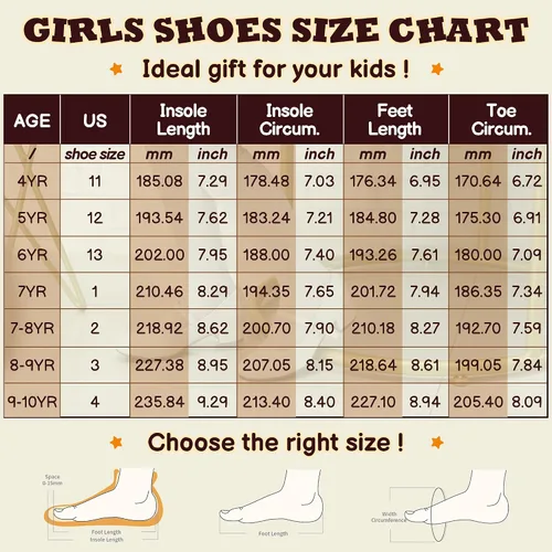 Vista 6 de Zapatos de vestir para niñas, zapatos de vestir Mary Jane para niñas, zapatos de princesa para boda, fiesta, niña, zapatos escolares de tacón bajo