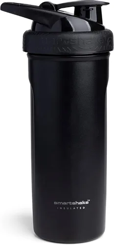 Vista 7 de Smartshake - Vaso mezclador de acero inoxidable aislado para mezclas de proteínas, batidos y preentrenamiento, botella de agua de doble pared