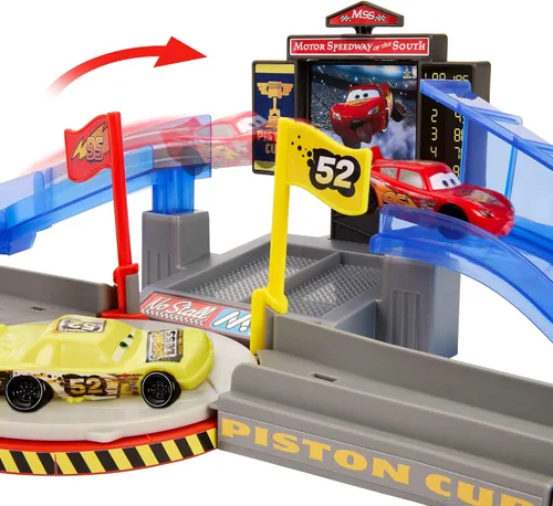 Vista 5 de Mattel Disney and Pixar Cars - Juego de pistones para carreras