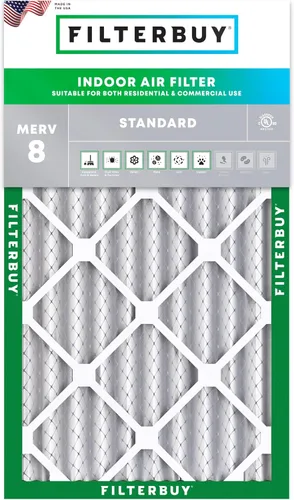 Vista 15 de Filterbuy - Filtro de aire MERV 8 de 8x14x1, defensa esencial contra el polvo y las alergias (1 unidad), filtros plisados electrostáticos
