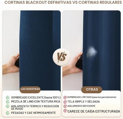 Vista 5 de Foxdecor Cortinas opacas adhesivas para dormitorio, sala de estar, 36 pulgadas de largo, sin taladro, aislamiento térmico y protección UV, cortinas